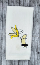 Load image into Gallery viewer, Funny Naked Banana Hand Towel – Quirky Kitchen Décor, Perfect Gag Gift!
