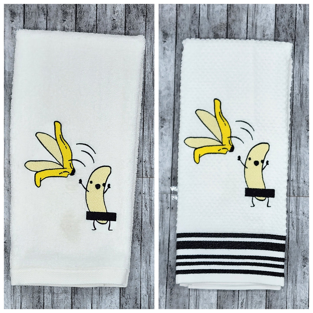 Funny Naked Banana Hand Towel – Quirky Kitchen Décor, Perfect Gag Gift!